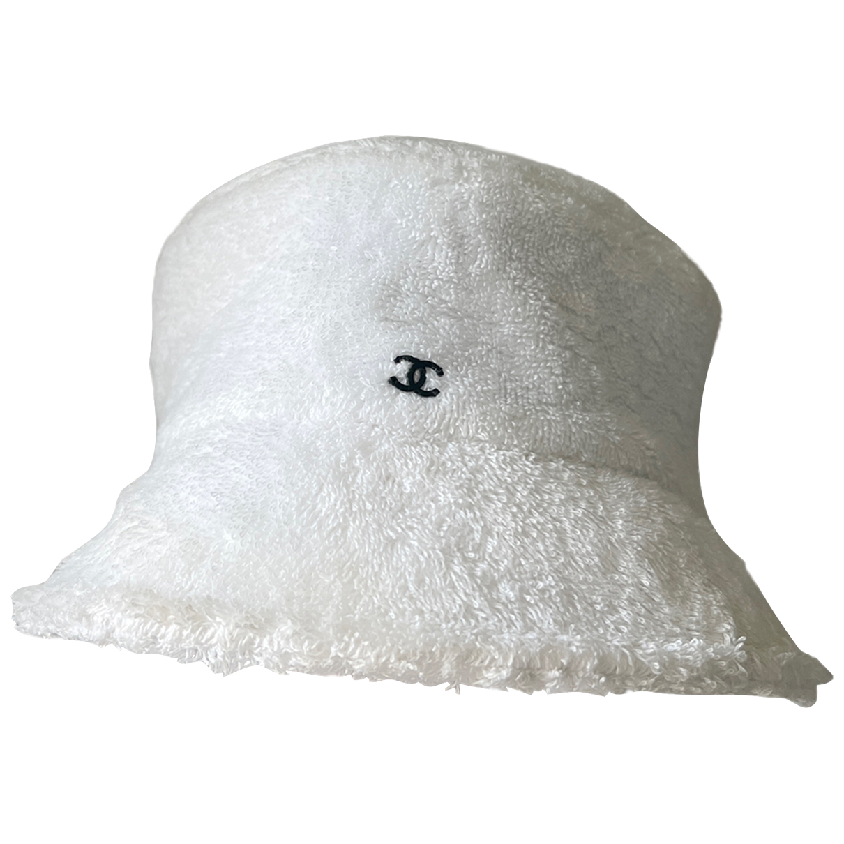 Cloth hat Chanel White size S 